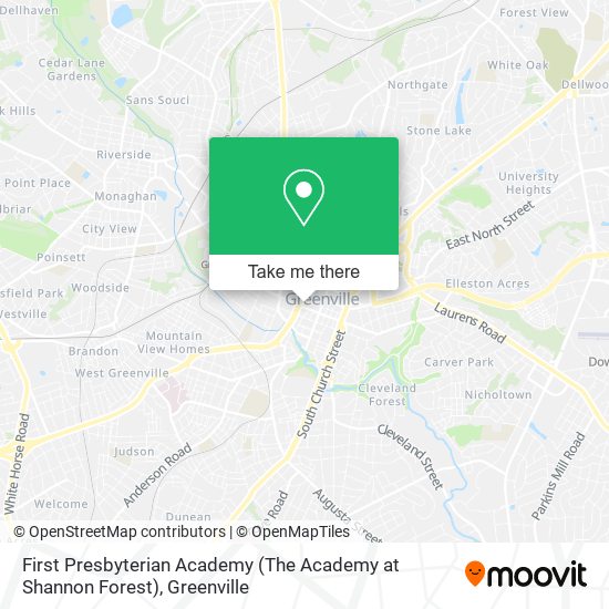 Mapa de First Presbyterian Academy (The Academy at Shannon Forest)