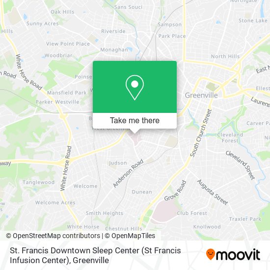 St. Francis Downtown Sleep Center (St Francis Infusion Center) map