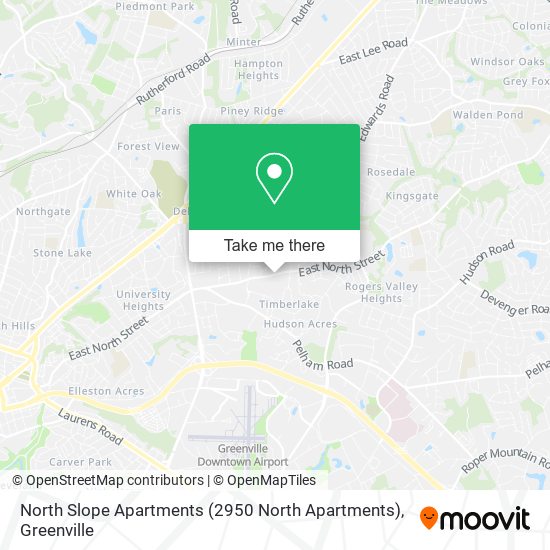 North Slope Apartments (2950 North Apartments) map