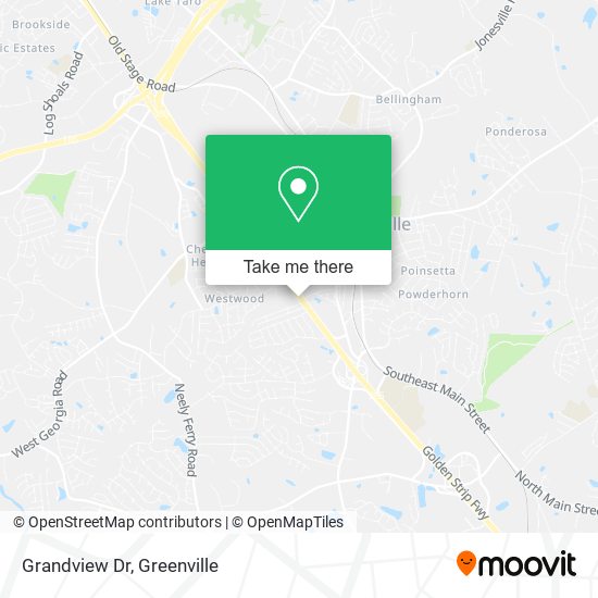 Grandview Dr map