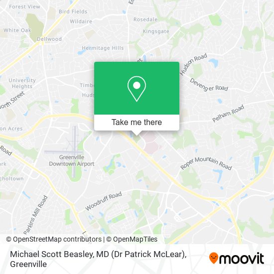 Mapa de Michael Scott Beasley, MD (Dr Patrick McLear)