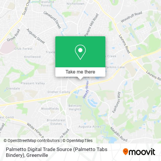 Palmetto Digital Trade Source (Palmetto Tabs Bindery) map