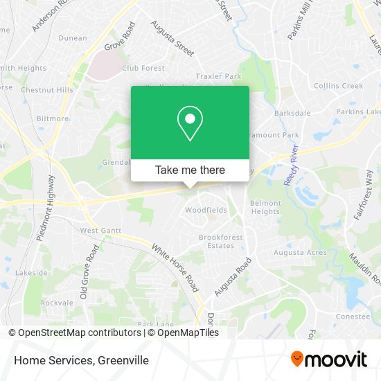 Home Services map