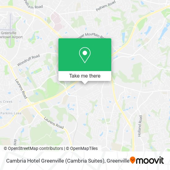 Mapa de Cambria Hotel Greenville (Cambria Suites)