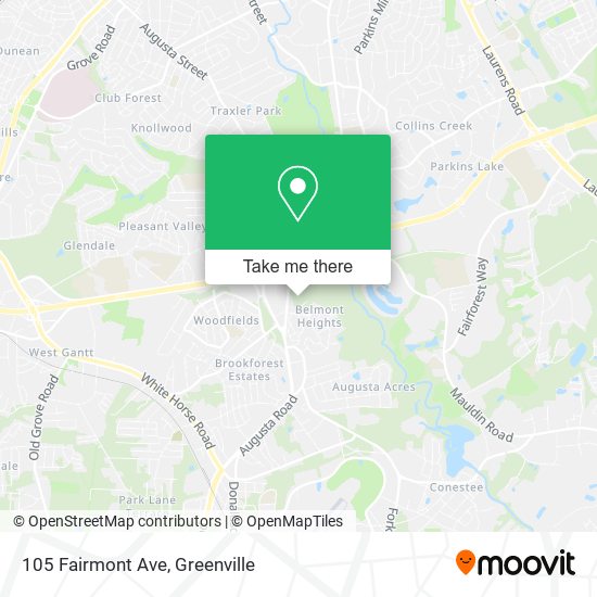 105 Fairmont Ave map