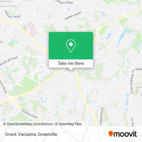 Oreck Vacuums map