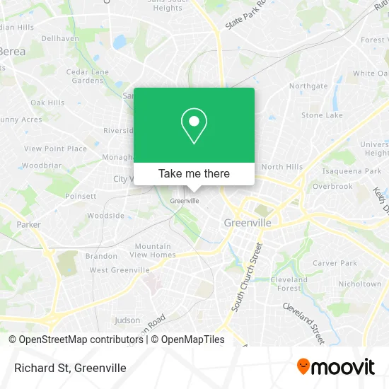 Richard St map