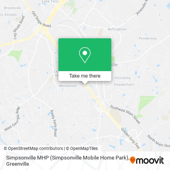 Simpsonville MHP (Simpsonville Mobile Home Park) map