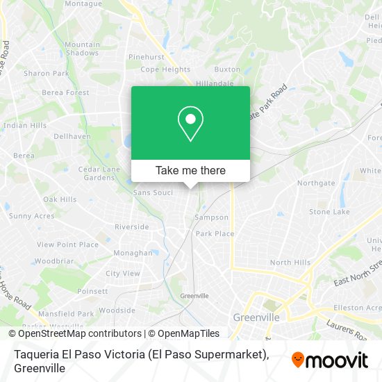 Taqueria El Paso Victoria (El Paso Supermarket) map