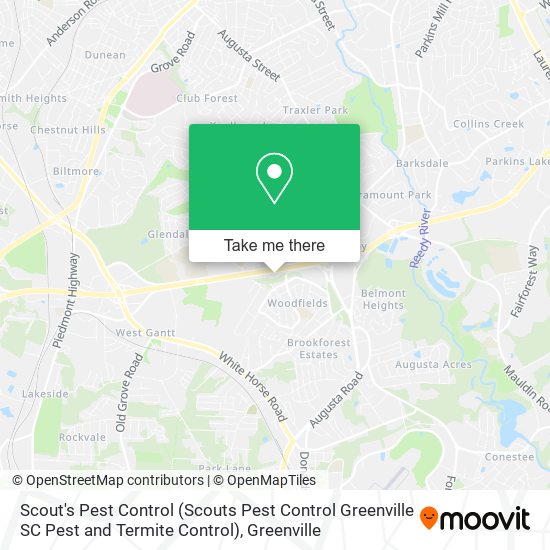 Scout's Pest Control (Scouts Pest Control Greenville SC Pest and Termite Control) map