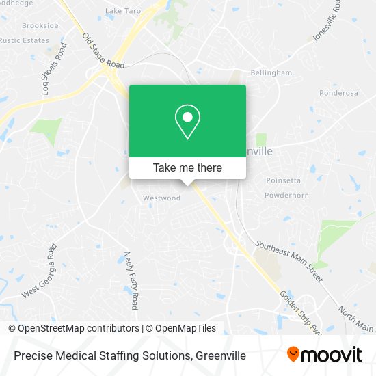 Mapa de Precise Medical Staffing Solutions