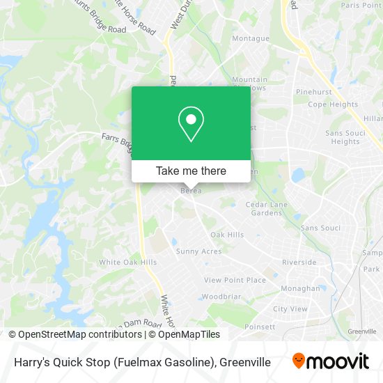Harry's Quick Stop (Fuelmax Gasoline) map