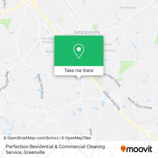 Perfection Residential & Commercial Cleaning Service map