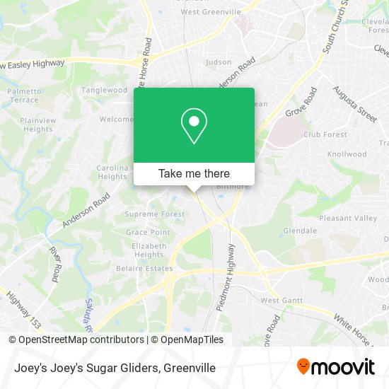 Joey's Joey's Sugar Gliders map