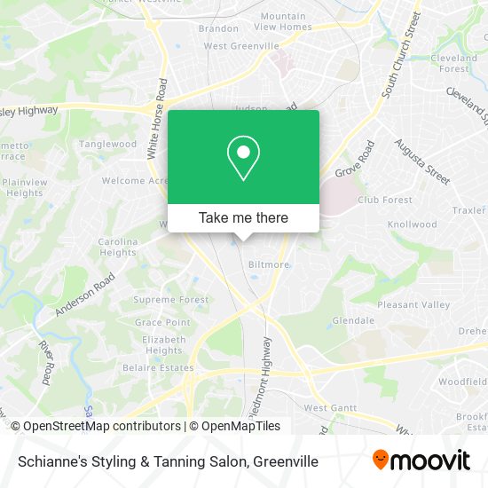 Schianne's Styling & Tanning Salon map