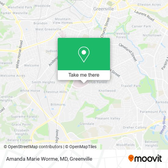 Amanda Marie Worme, MD map