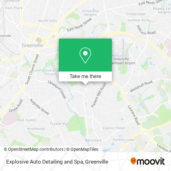 Explosive Auto Detailing and Spa map