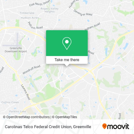 Carolinas Telco Federal Credit Union map