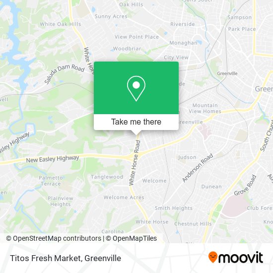 Titos Fresh Market map