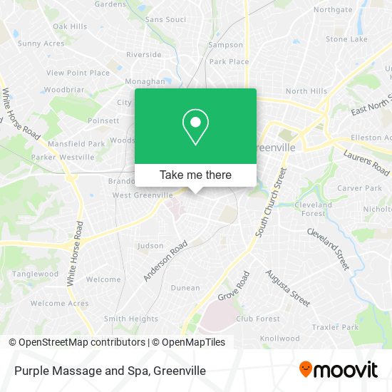 Purple Massage and Spa map