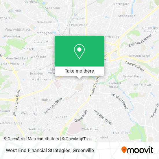 West End Financial Strategies map