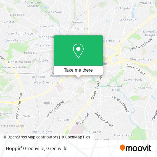 Hoppin' Greenville map