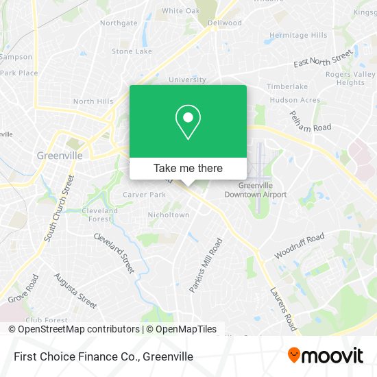 First Choice Finance Co. map