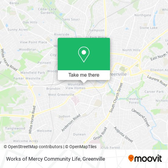 Works of Mercy Community Life map