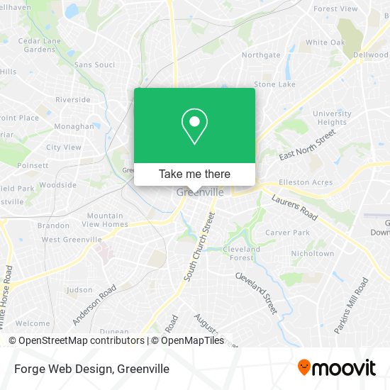 Forge Web Design map