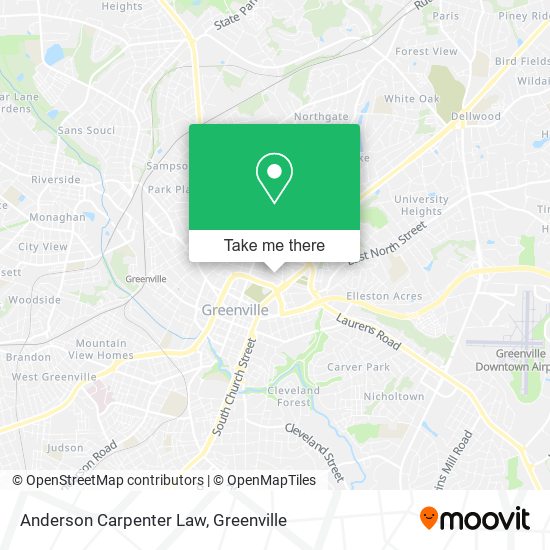 Anderson Carpenter Law map