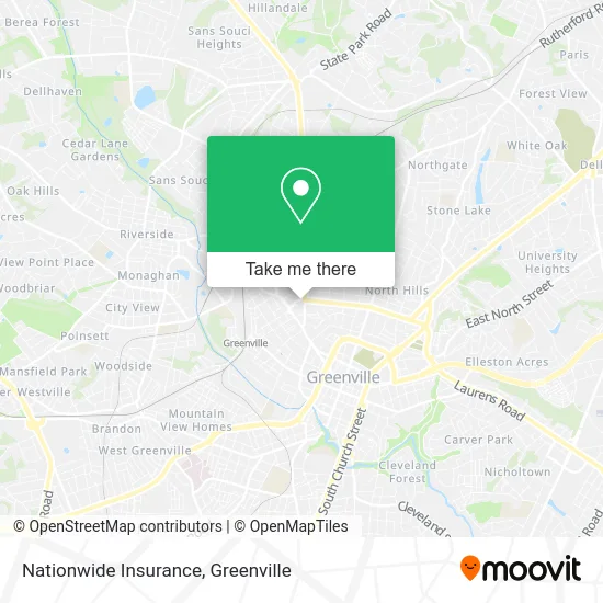Nationwide Insurance map