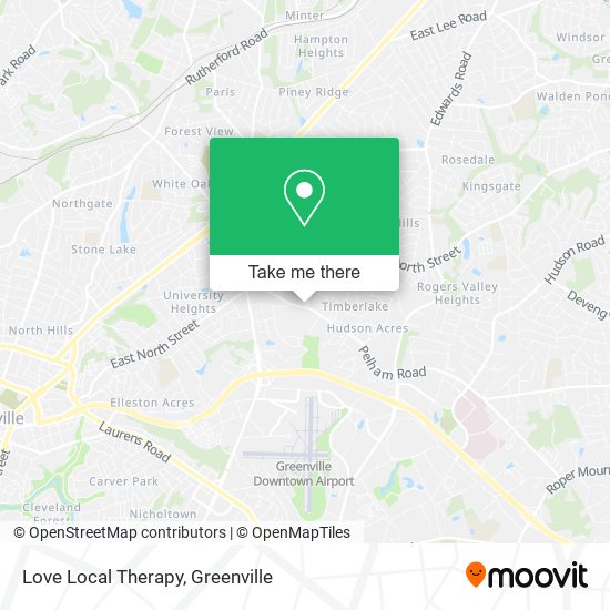 Love Local Therapy map
