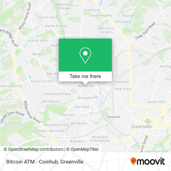 Bitcoin ATM - Coinhub map