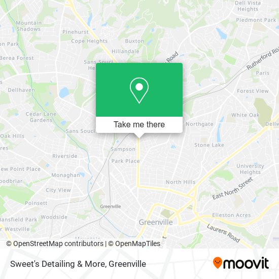 Sweet's Detailing & More map