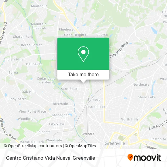 Mapa de Centro Cristiano Vida Nueva