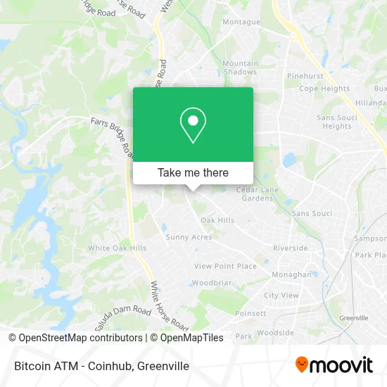 Bitcoin ATM - Coinhub map