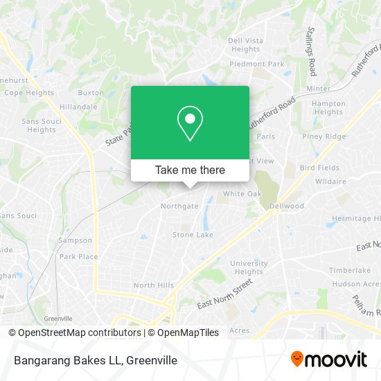 Mapa de Bangarang Bakes LL