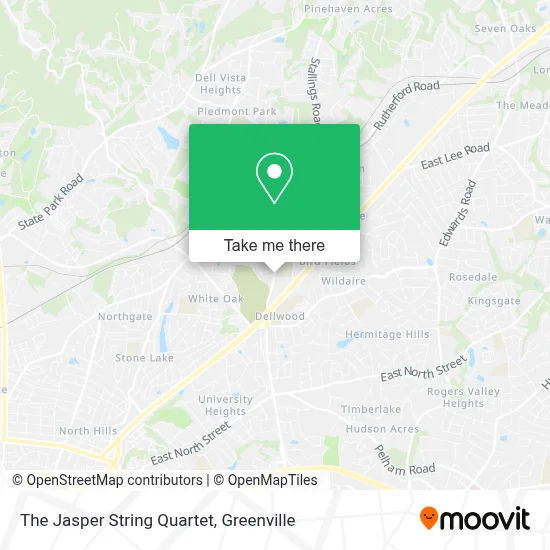 The Jasper String Quartet map