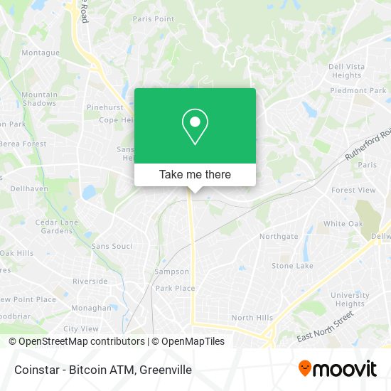 Coinstar - Bitcoin ATM map