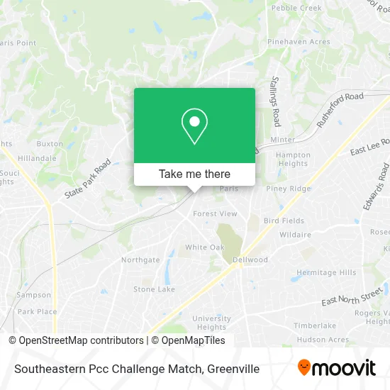 Southeastern Pcc Challenge Match map