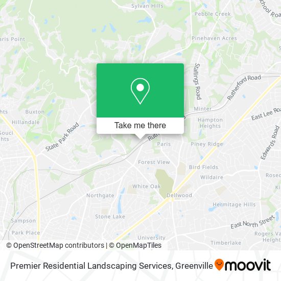 Premier Residential Landscaping Services map