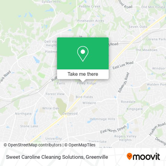 Mapa de Sweet Caroline Cleaning Solutions