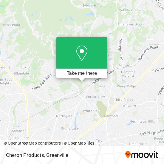 Cheron Products map