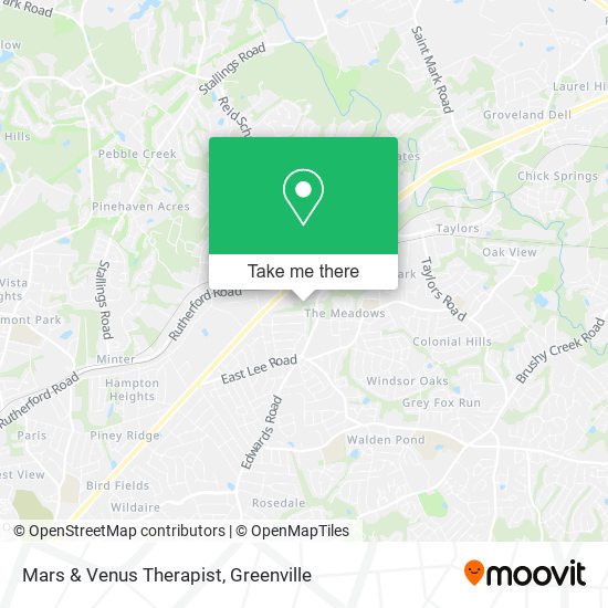 Mars & Venus Therapist map