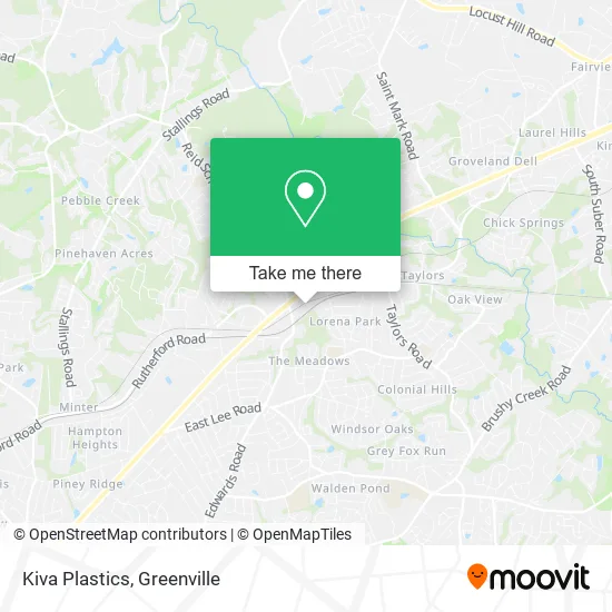 Mapa de Kiva Plastics
