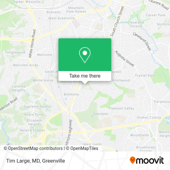 Tim Large, MD map
