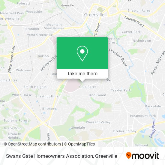 Mapa de Swans Gate Homeowners Association