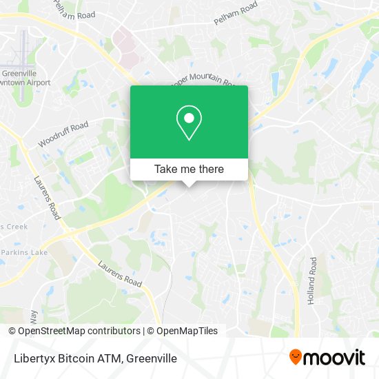 Mapa de Libertyx Bitcoin ATM