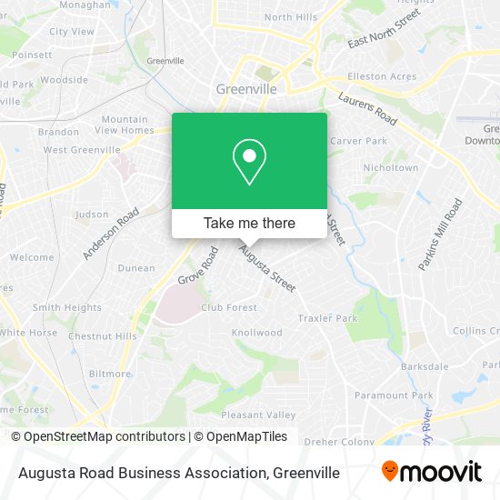 Mapa de Augusta Road Business Association