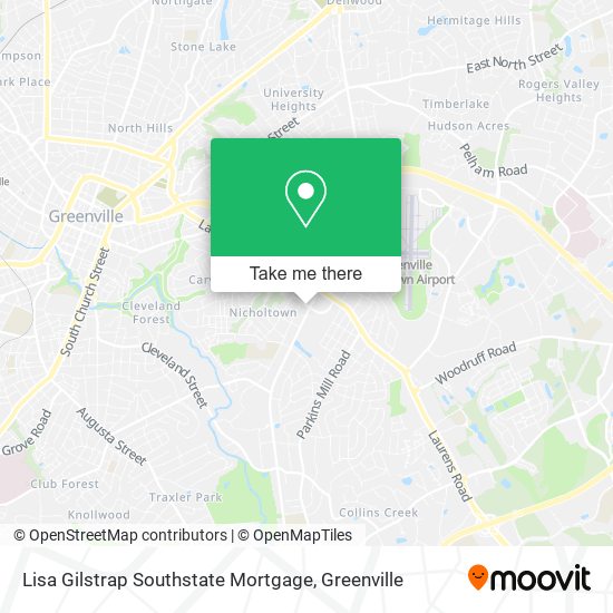 Lisa Gilstrap Southstate Mortgage map